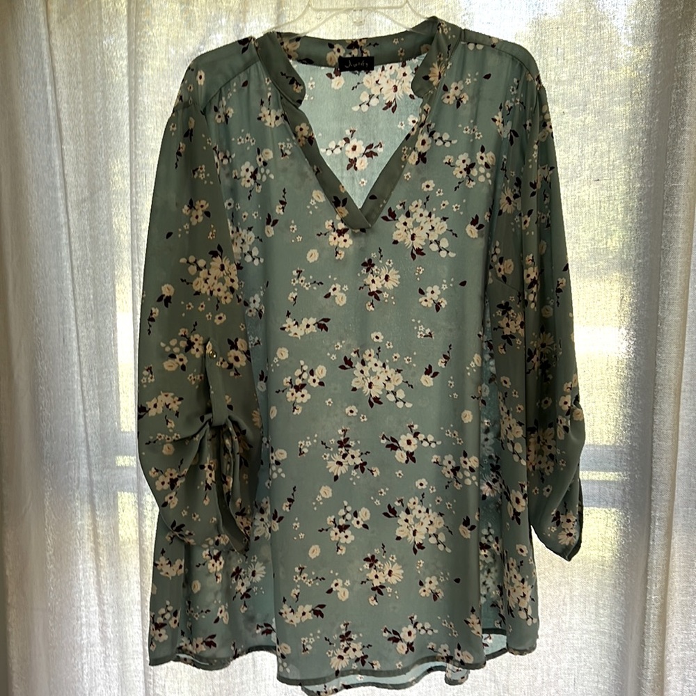 Light blue floral
